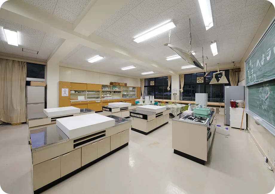 学校の家庭科室
