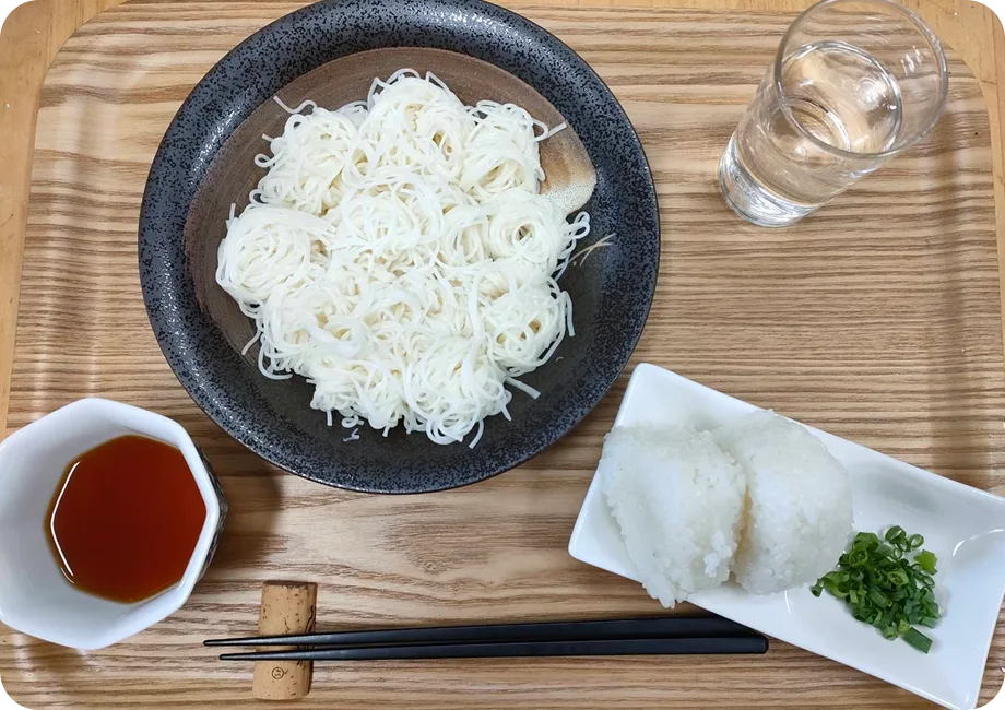 流しそうめん 1人前